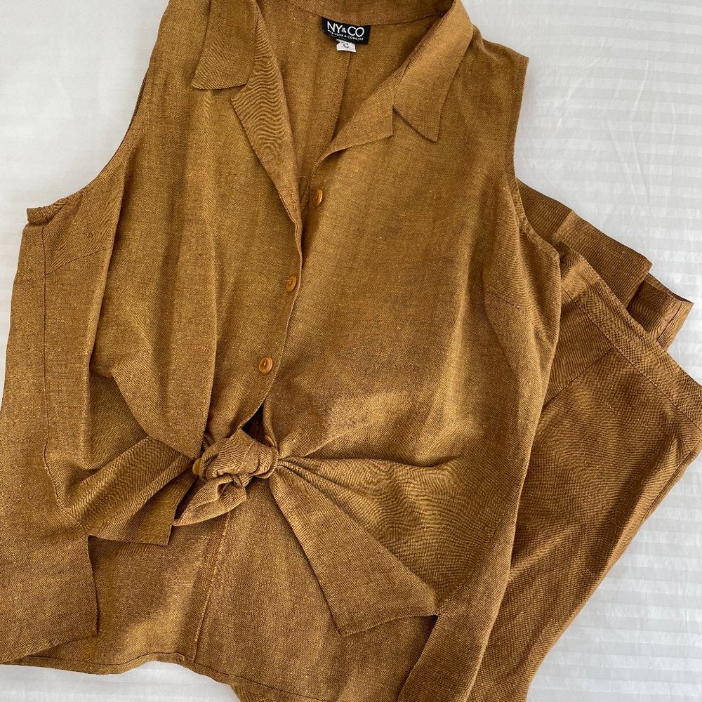 Vintage NY&Co Linen Set (10)